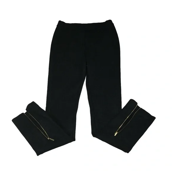 Armani Exchange Ponte Black Stretch Back Leg Zip Leggings - Women’s XS - Picture 10 of 15